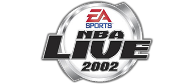NBA Live 2002 title screen for Playstation 2